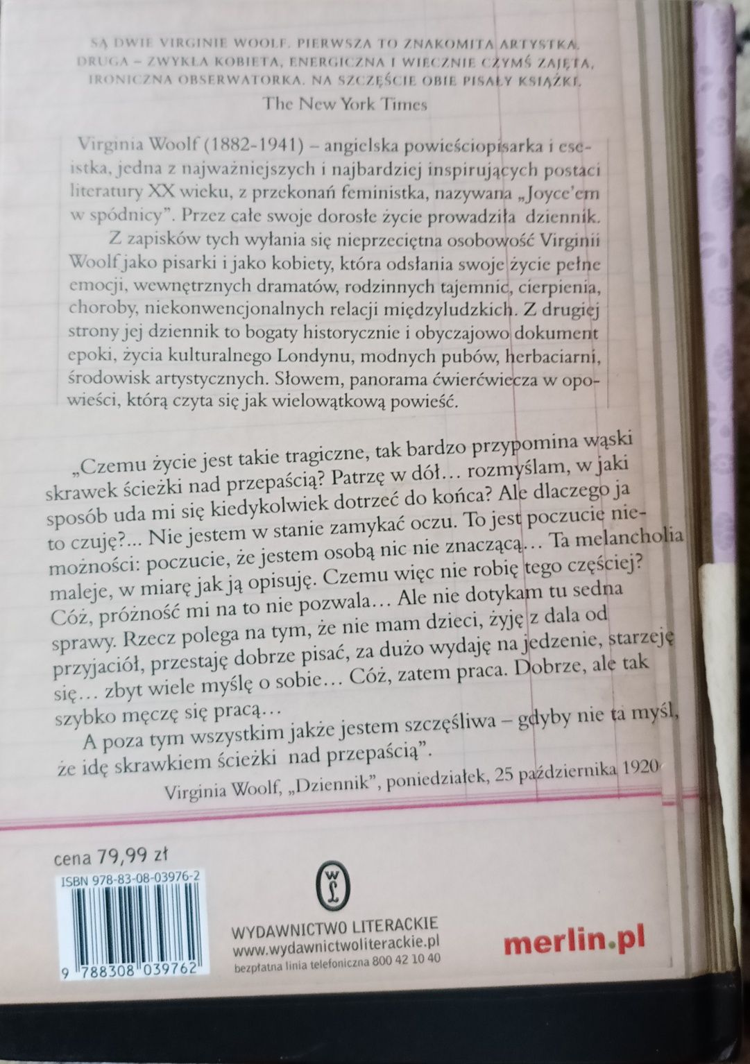Chwilę Wolności " Virginia Woolf