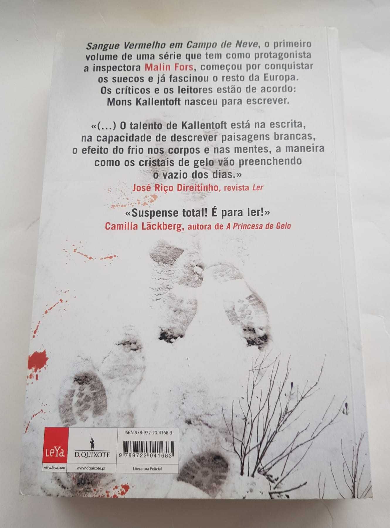 'Sangue Vermelho em Campo de Neve',  de Mons Kalentoft.