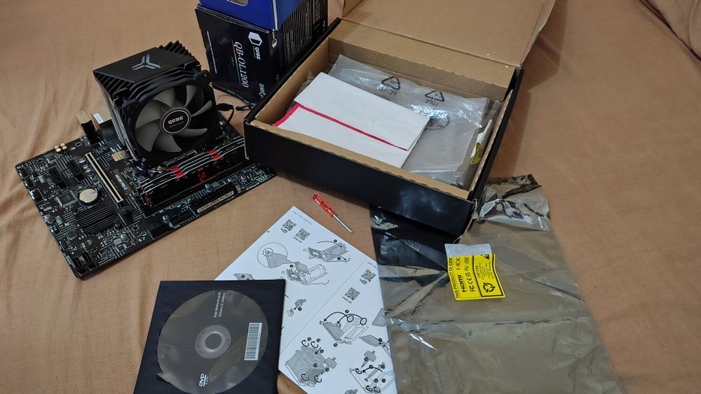 Комплект I5 10400f + MSI H510M PRO-E + QB-OL1200 + Goodram 2x8 (16 gb)