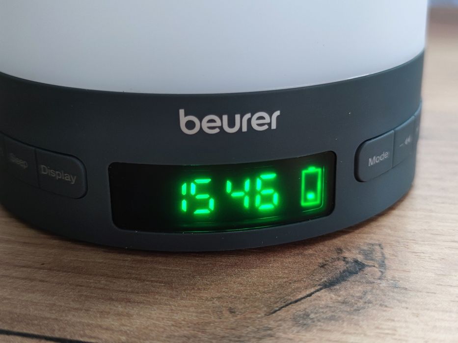 Beurer WL 50 Lampka nocna dotykowa RGB zegar budzik głośnik Bluetooth