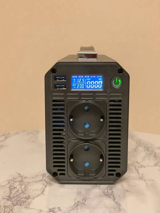 В наявності Інвертор 12 220 1200W 2USB 2,4A