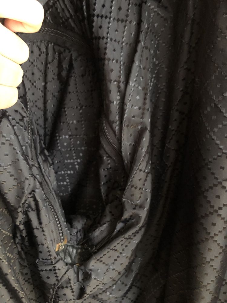skóra naturalna skórzana kurtka vintage bomber bezrękawnik