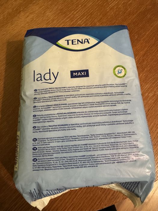 Wkładki Tena lady Maxi i Maxi Night po 12 szt