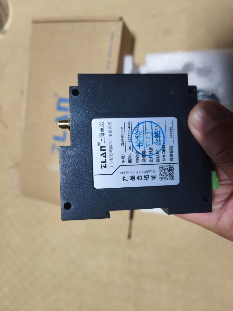 Gateway industrial, porta serial 4G, ZLAN8308M, Rs485