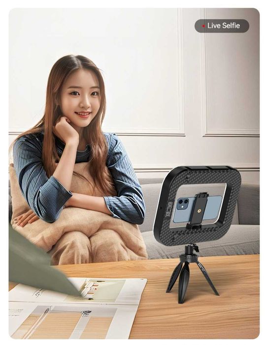 Ramka fotograficzna światło wypełniające lampa pierścieniowa