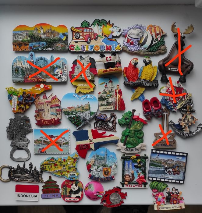 Магніти на холодильник колекція світу магнитики магниты