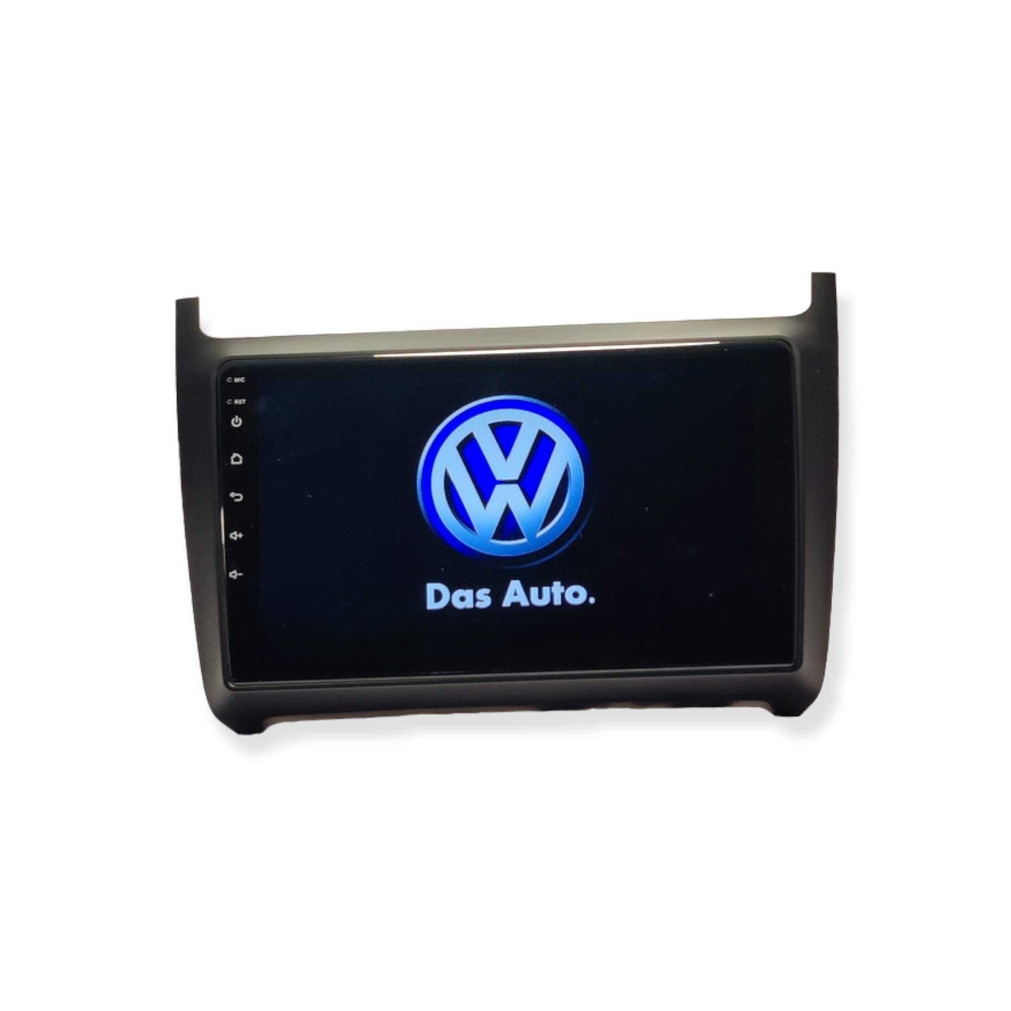 Radio 2 DIN Android VW Volkswagen Polo 5 Sedan 6r Carplay - Novo