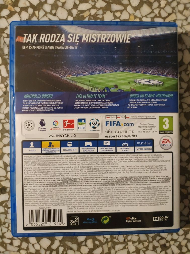 FIFA 19 Ps4 lub Ps5