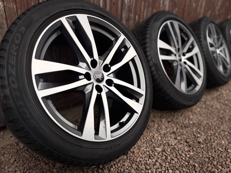 Felgi Koła 19 5x112 Audi Oryginał A6 C8 C7  Opony Zimowe Pirelli