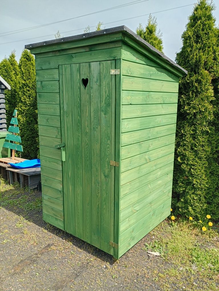 Toaleta przenośna ogrodowa WC z drewna toj toj