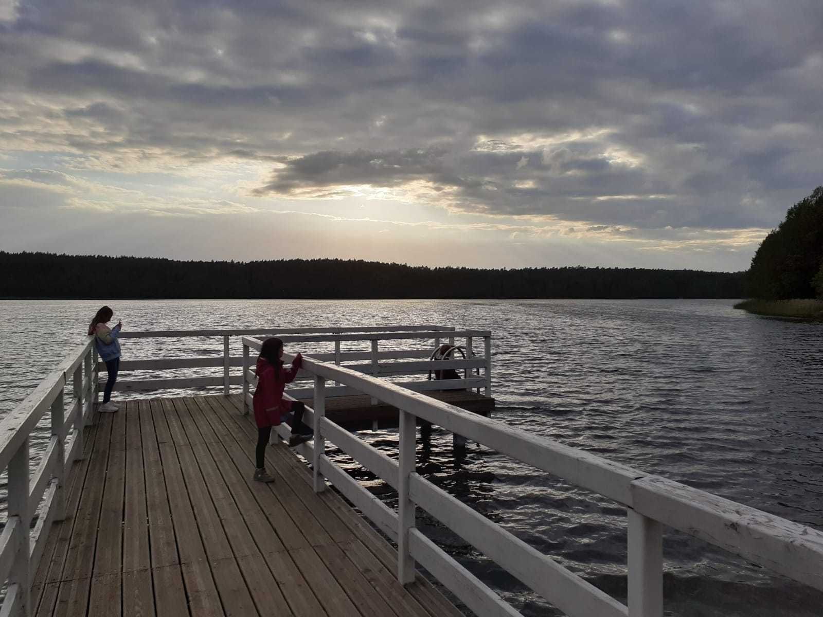 Domek letniskowy caloroczny Sauna Jezioro las natura