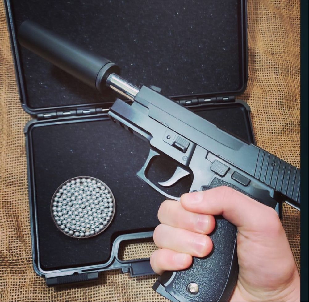 Металевий пістолет Sig Sauer P226 G26Max Galaxy/Іграшка
