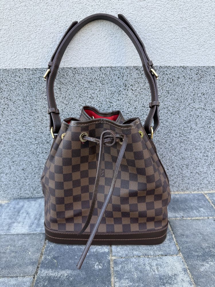 Torebka Louis Vuitton worek brązowa krata