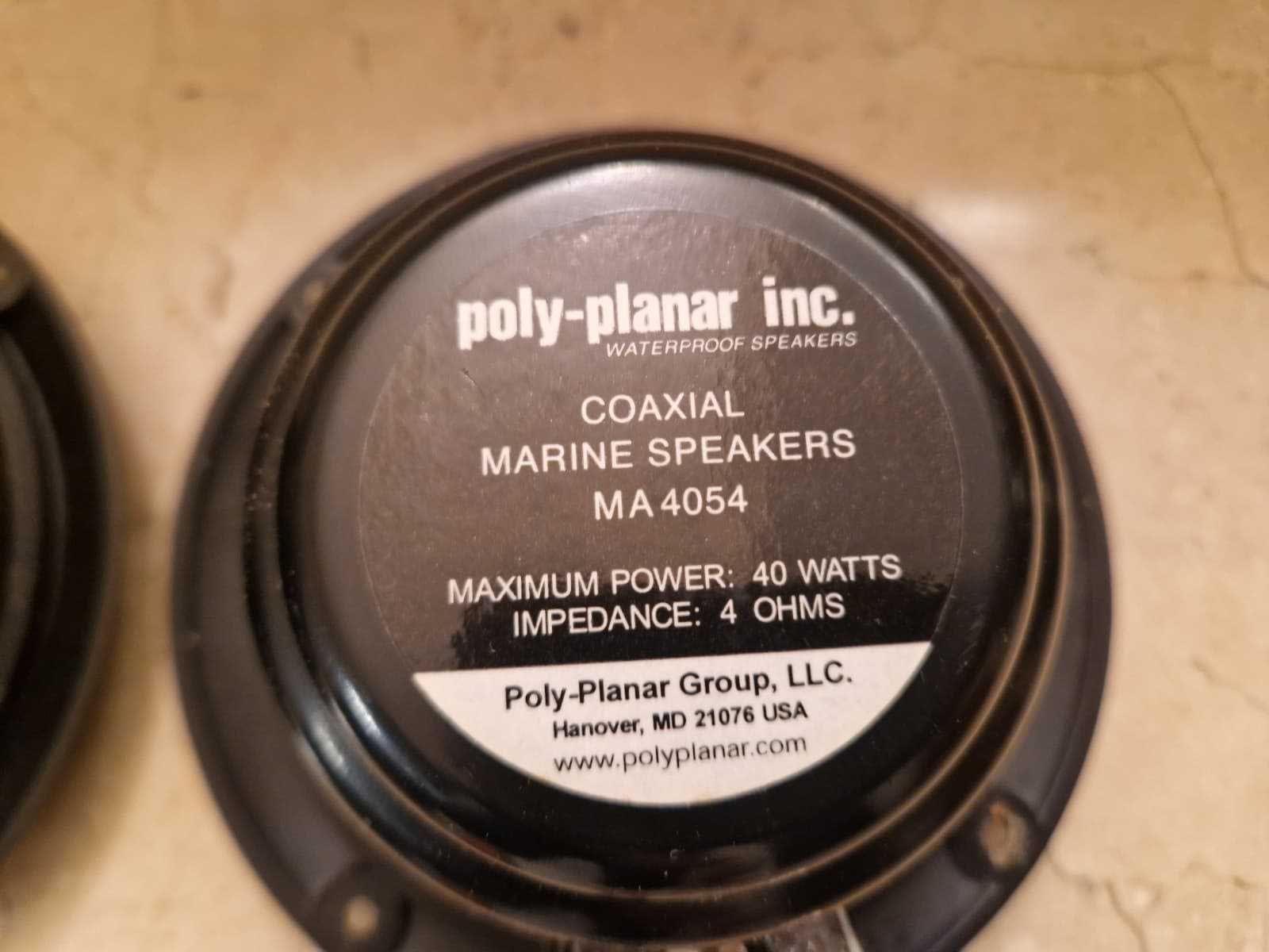 Colunas marítimas Poly-Planar MA-4054 40W, impermeáveis