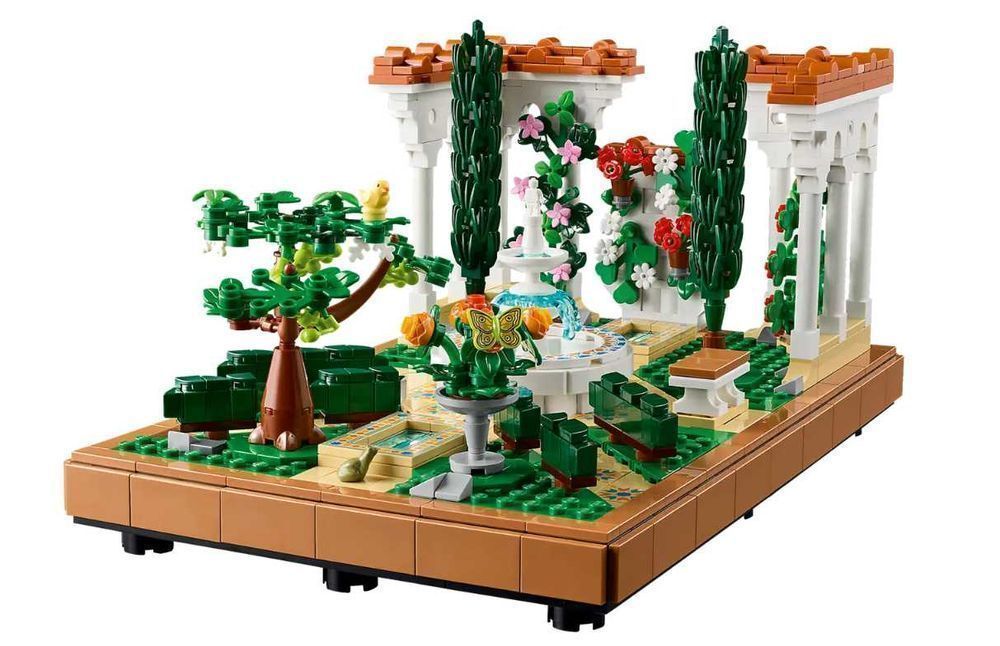 Klocki LEGO Icons 10359 Fontanna w ogrodzie