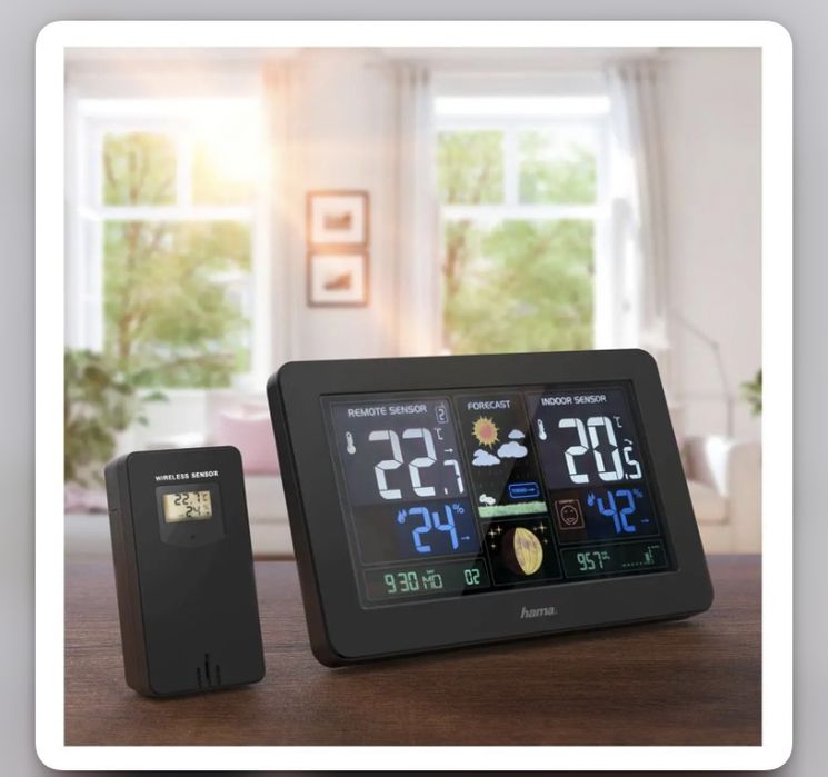 Stacja Pogodowa PREMIUM Z USB - hama