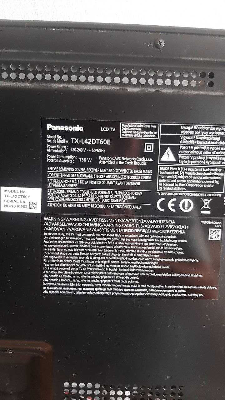 Telewizor Panasonic TX-L42DT60E Smart