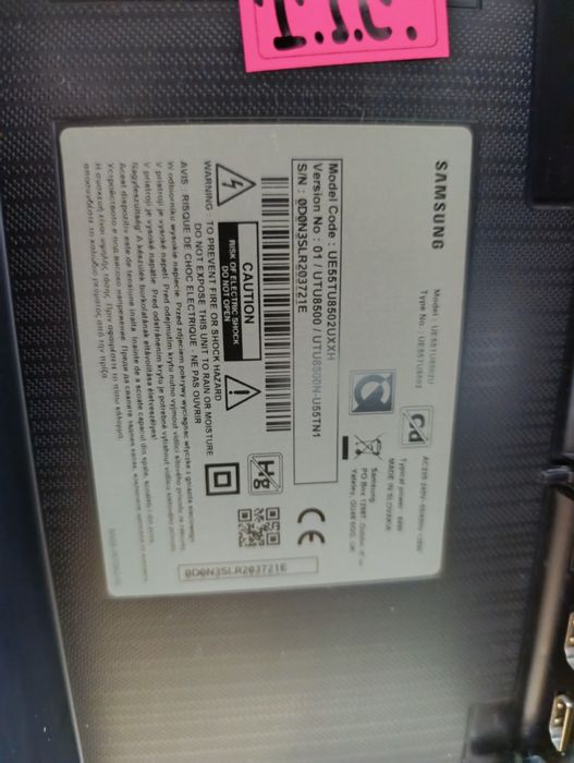 Телевізор Samsung 55 4K Smart TV/ Безрамковий / Ідеальний/ 55TU8502