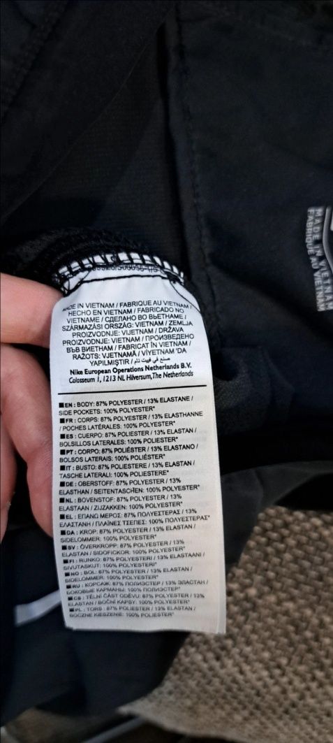 Czarne Joggersy spodnie dresowe Nike Running XL