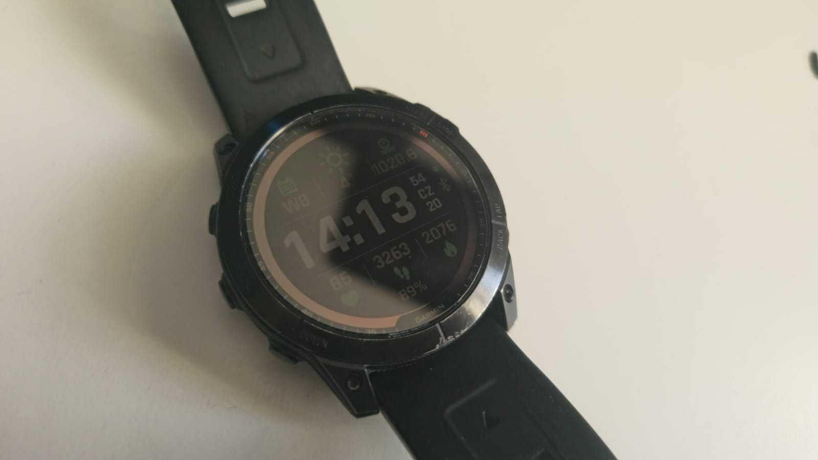 Garmin Fenix 7X Sapphire Solar Carbon Gray DLC Titanium GWARANCJA
