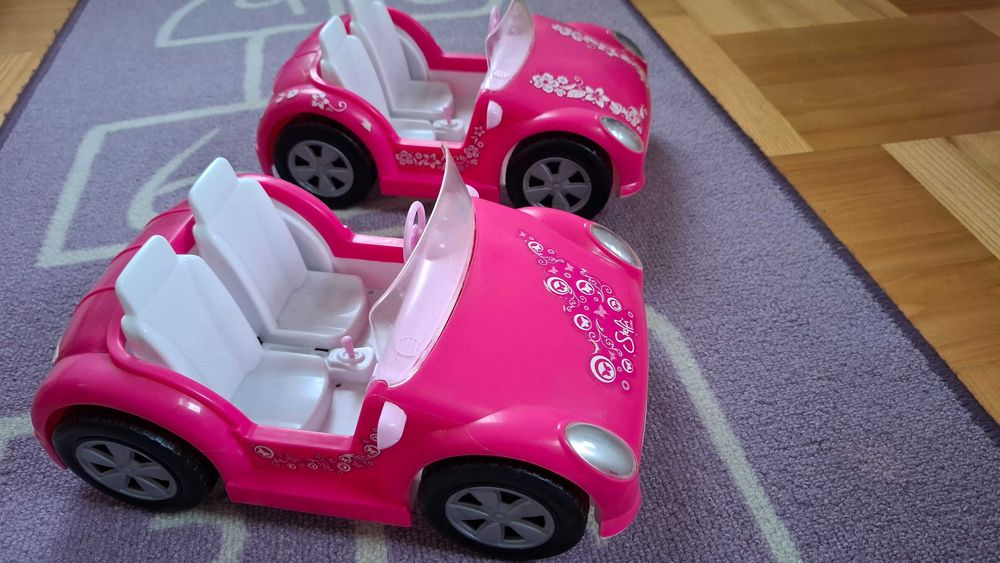 samochód cabriolet Barbie - zestaw 2 szt. + rowerek Barbie gratis