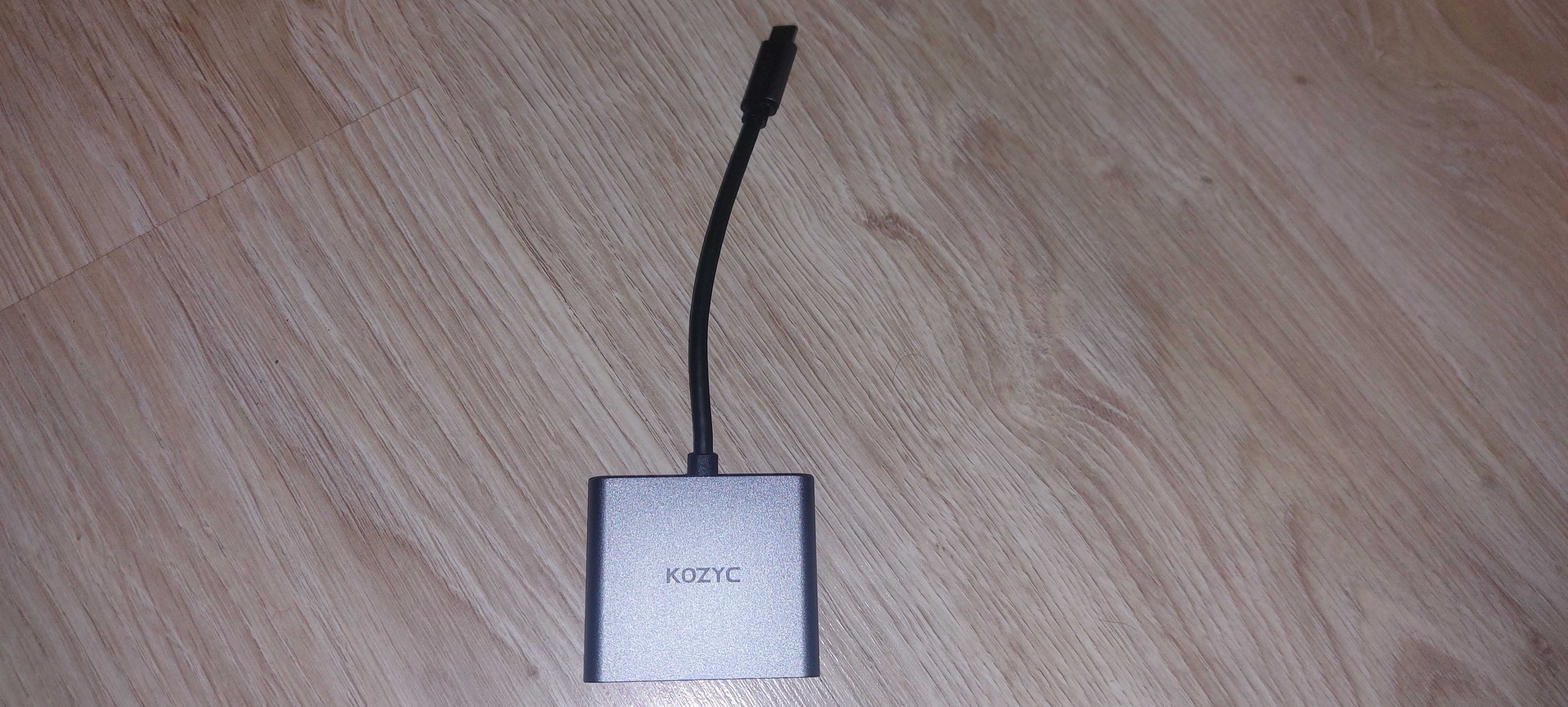 Adapter Podwójny HDMI na USB-C Kozyc
