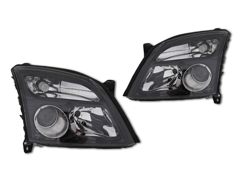 reflektory lampa kpl czarne tuning opc gts sport look opel vectra c sugnum