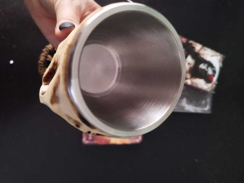 Conjunto Rosa Caveira, Baralho e Copo