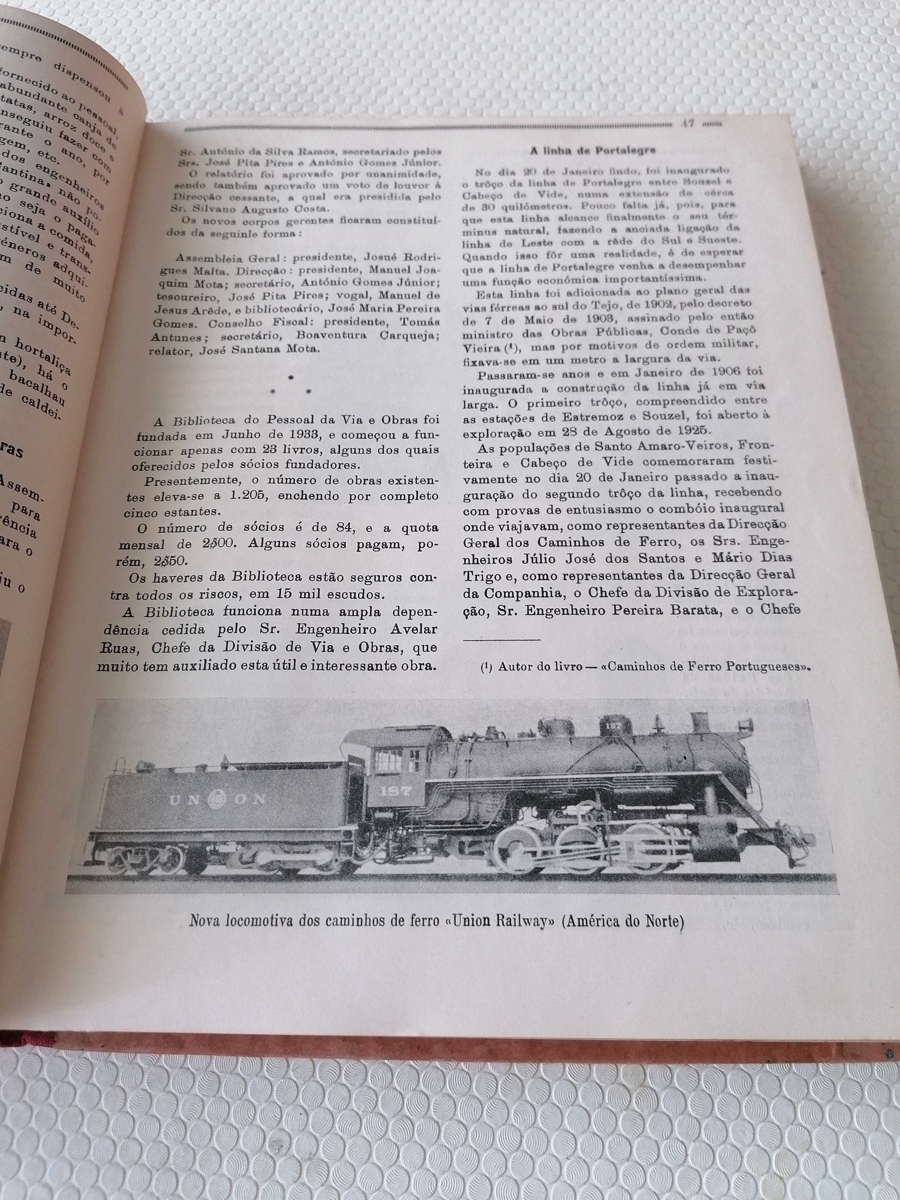 Boletim da C. P. - Janeiro a Dezembro de 1937 (Comboios e Ferrovias)