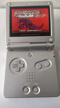 Gameboy advance SP com ecrã IPS