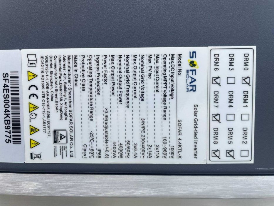 Falownik SOFAR 4.4KTL-X