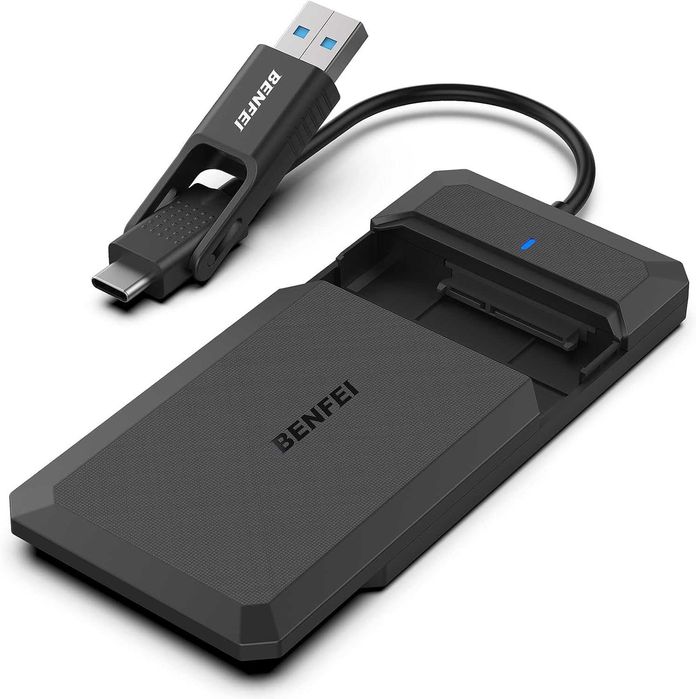 BENFEI Obudowa zewnętrzna 2,5" SATA na USB C/A do dysków SSD/HDD
