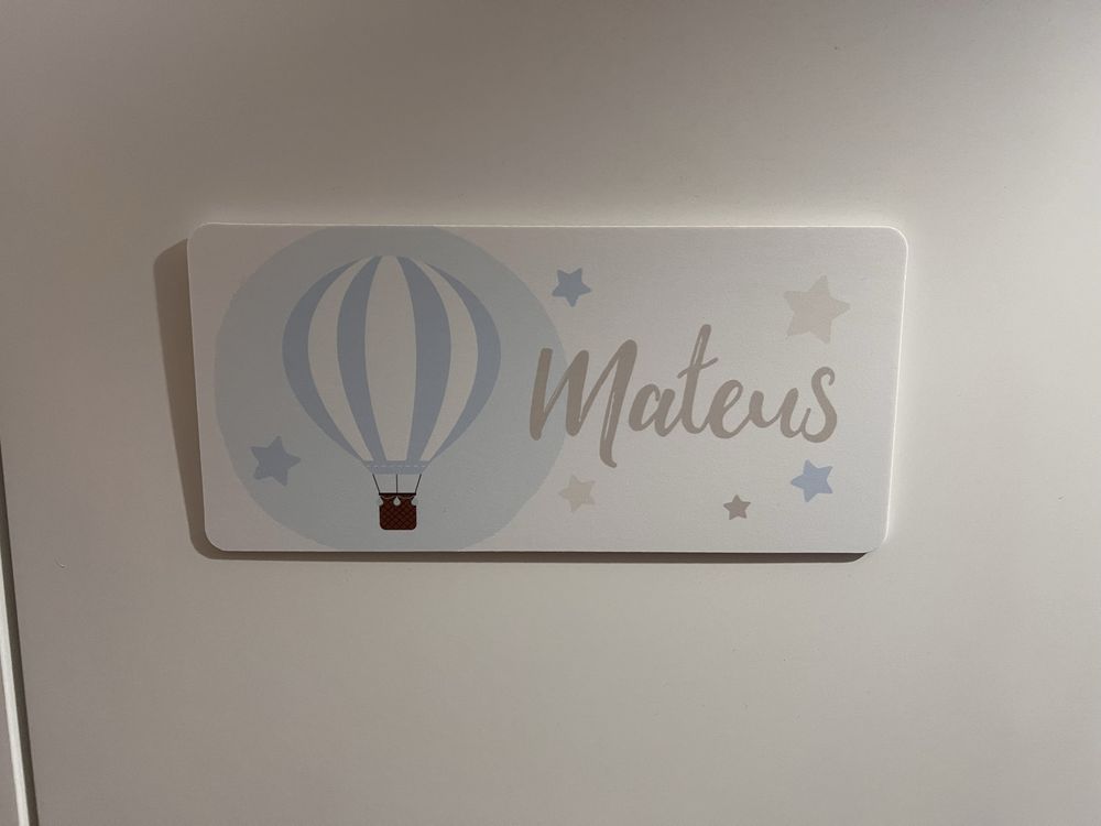 placas com nome Lucas & Mateus