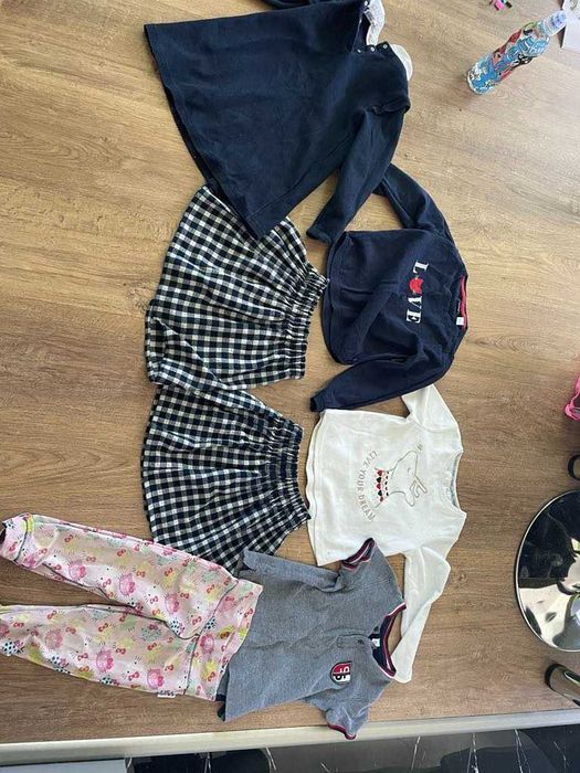 paczka ubranek dla dziewczynek rozmiar 104