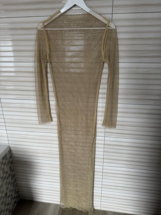 Сукня-сітка з неймовірним блиском