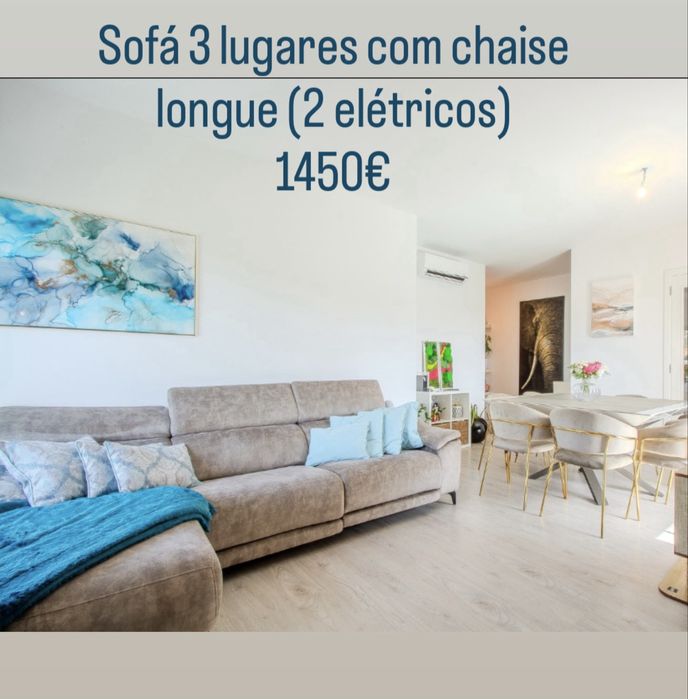 Sofá con chaise longue