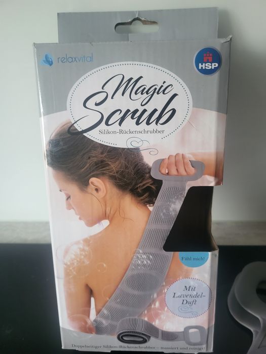 Myjka sikonowa HIT. Magic scrub, masażer,myjka NOWĄ