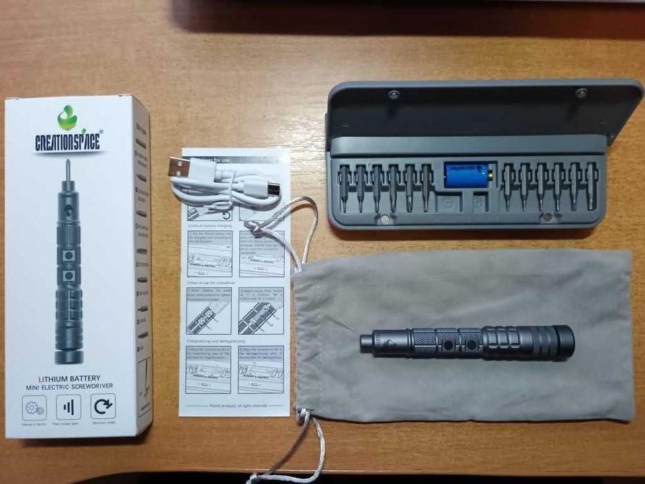 Creation Space CS0602A - прецизійна електрична викрутка з бітами