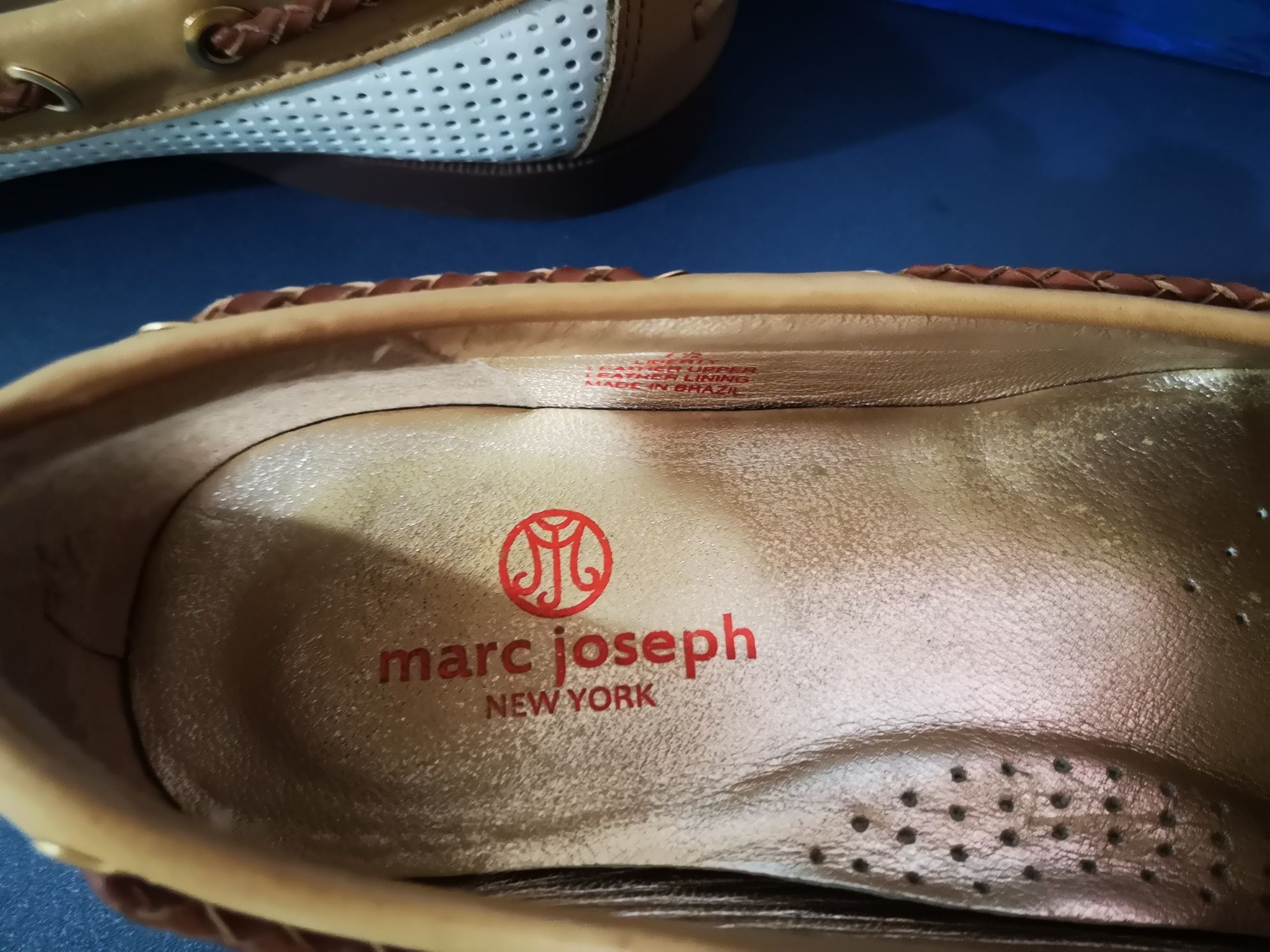 Мокасіни шкіряні Marc Joseph 37 р.