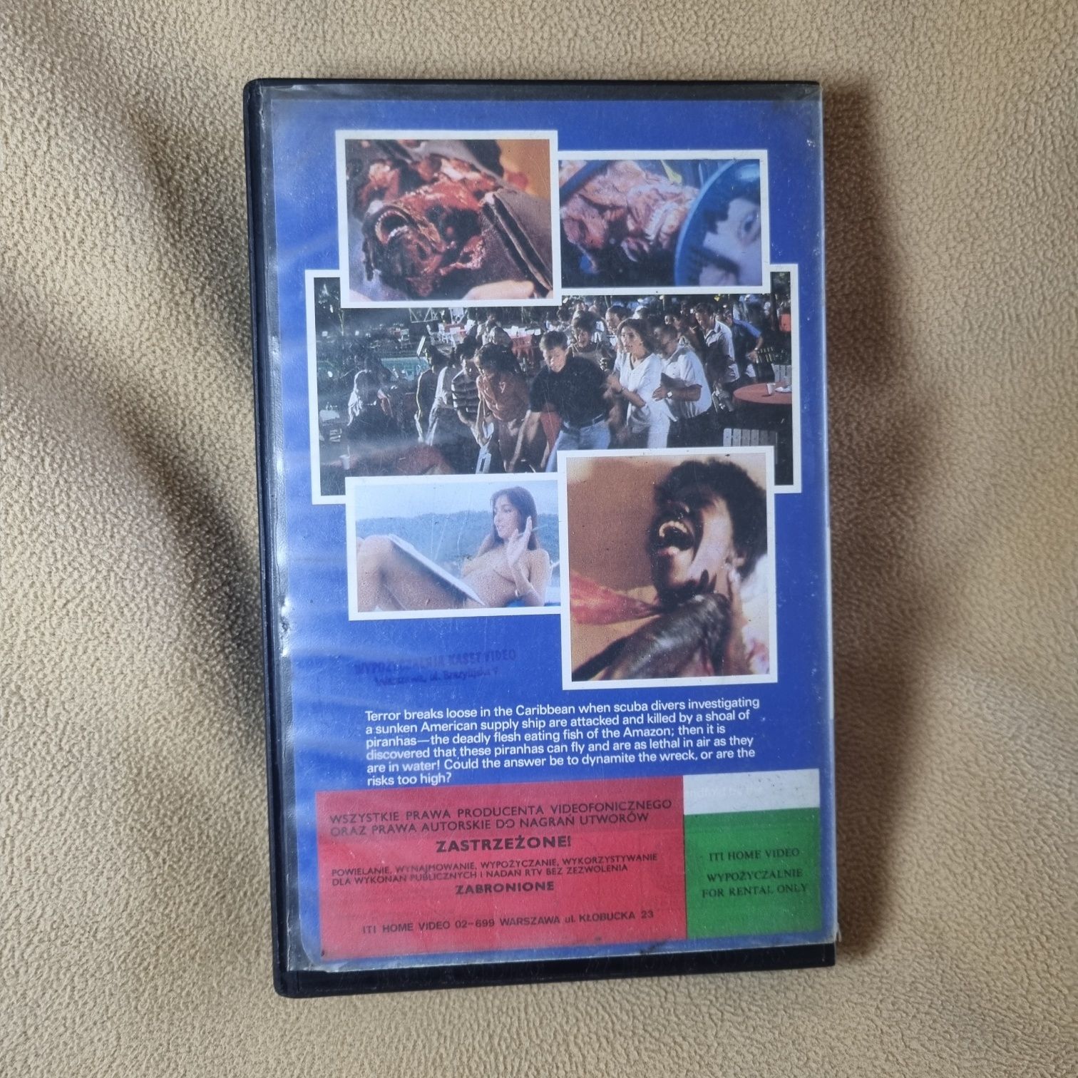 Pirania 2 Latający Mordercy Unikat Cameron ITI VHS