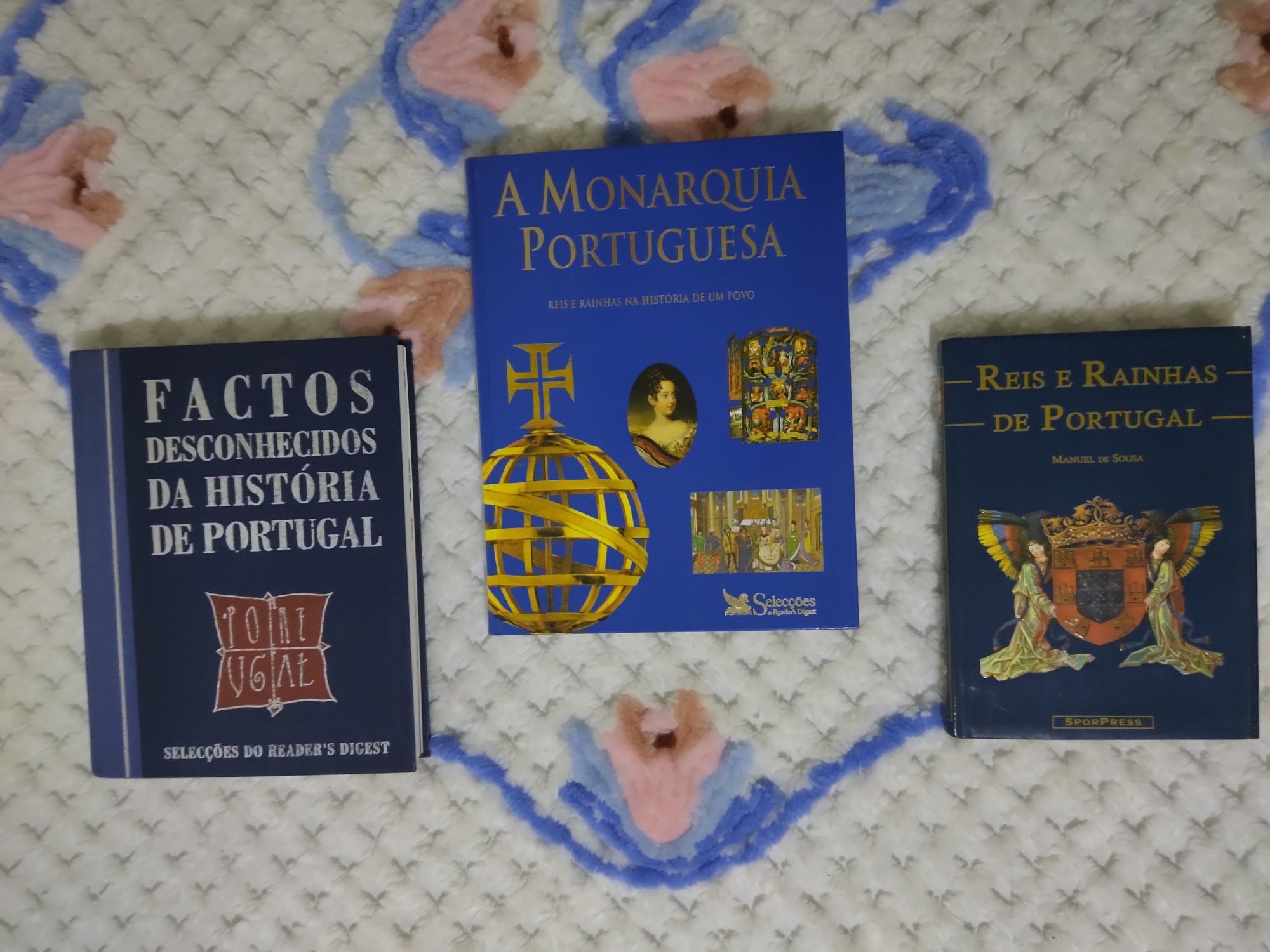 Livros história de Portugal, reis e rainhas