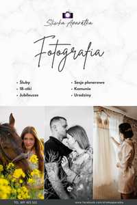Fotograf - śluby , 18-tki , Eventy , rocznice