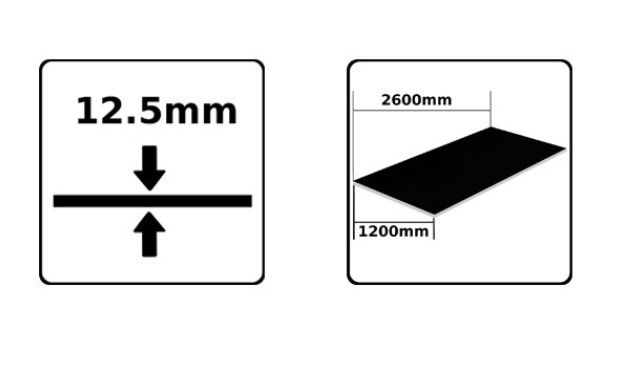 Płyta karton-gips KNAUF 12.5mm biała zielona ogniowa