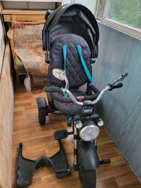 Триколісний велосипед з батьківською ручкою TURBOTRIKE (від 1 року)