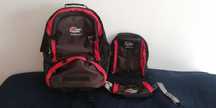 Mochila BackPack/Mala de viagem c/rodas e alças+daypack e bolsa cintur