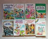 Vários livros em francês