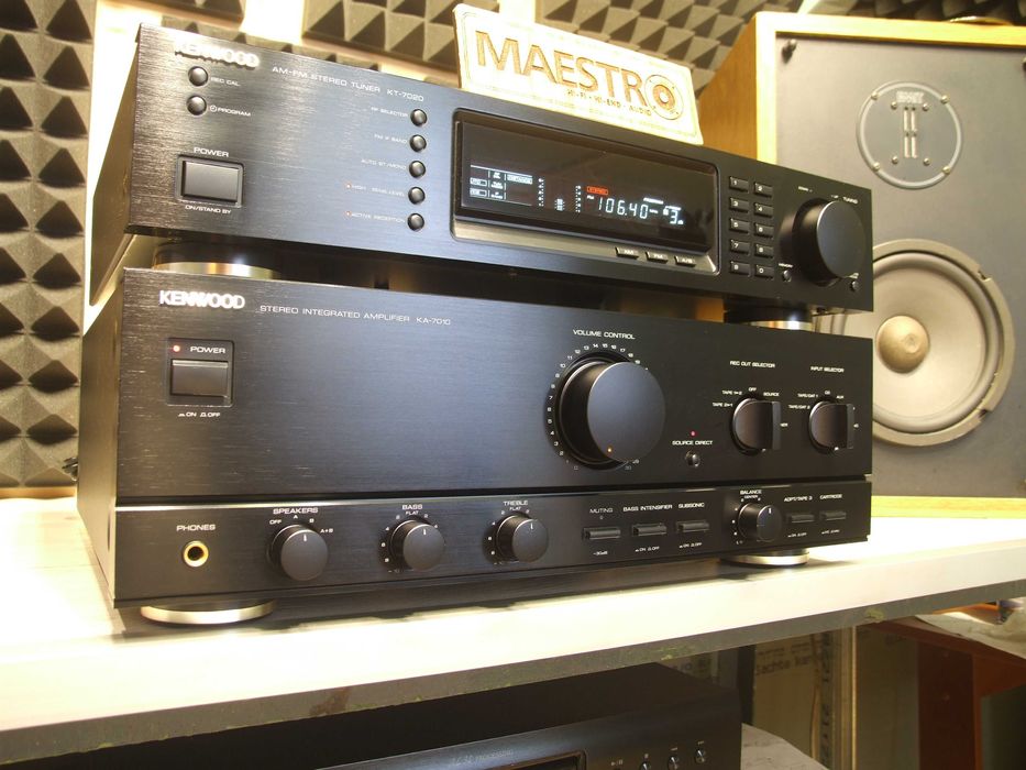Підсилювач Kenwood KA-7010. 2х120. JAPAN. Супер стан. 15 кг. Наложеним