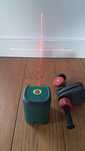 Laser krzyżowy,  Parkside - lidl, uchwyt