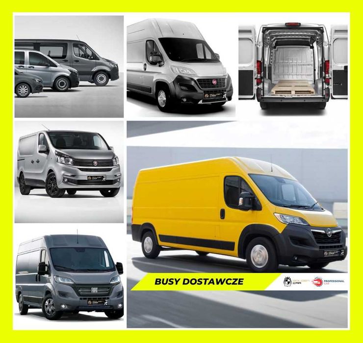 Wynajem Wypożyczalnia Busów Dostawczych Furgon L4H2 Chłodnia Mroźnia