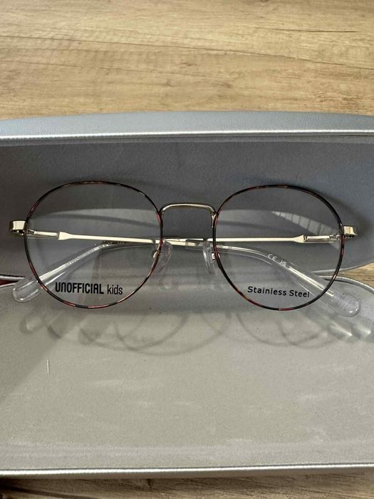 Okulary korekcyjne dla dziewczynki oprawki nowe Vision Express 45 mm